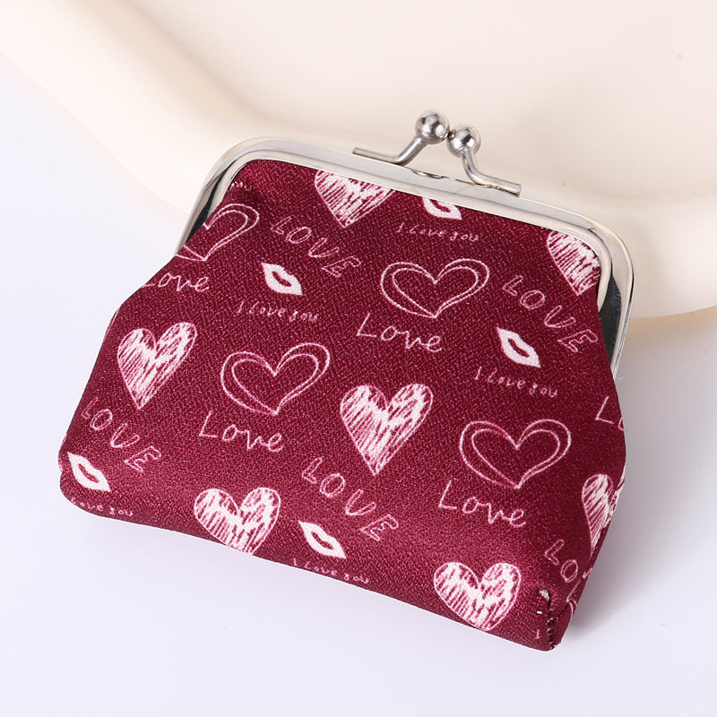 Heart Printed Wallet