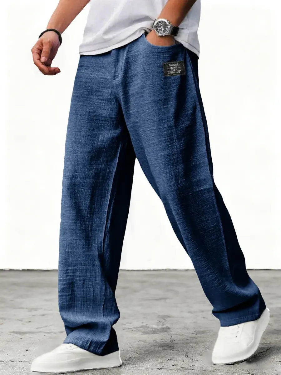 Laurent Monaco Relaxed Pants for Men, view 3 - Elena Harper
