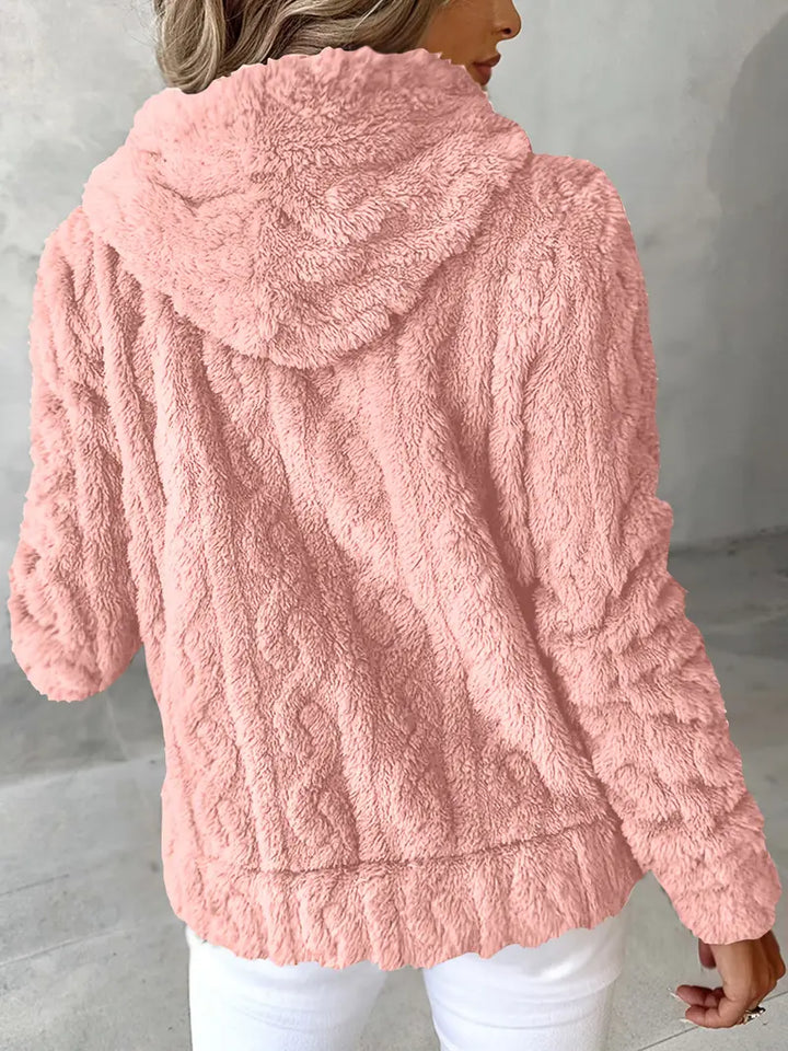 Ganka - Long Sleeve Hoodie with Zipper