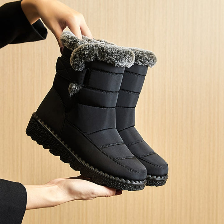 Winter Padded Boots for Women with Fleece Lining - Liora