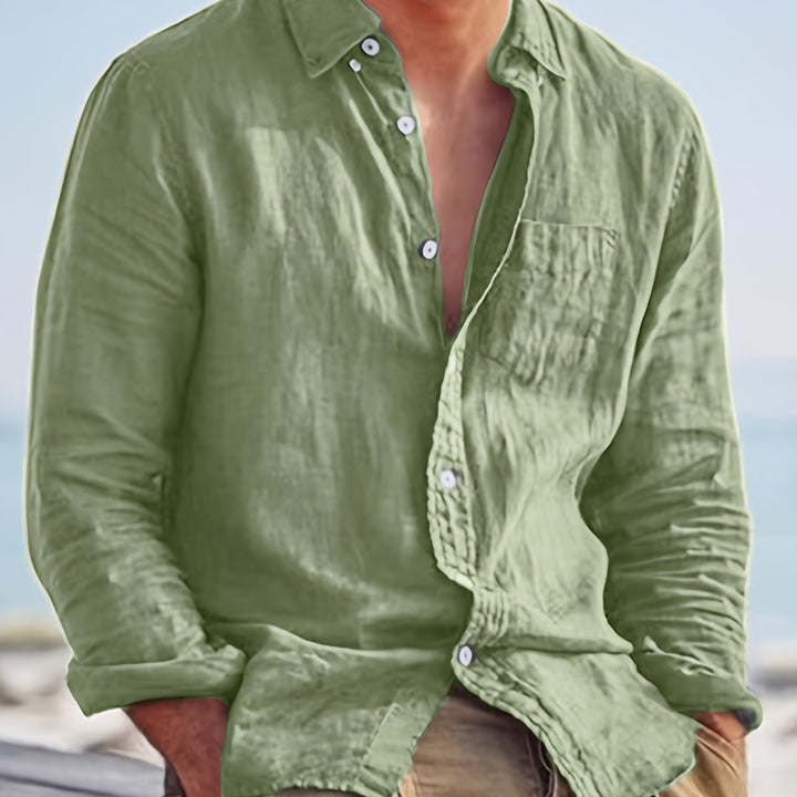 Cotton Shirt for Men - Elena Harper