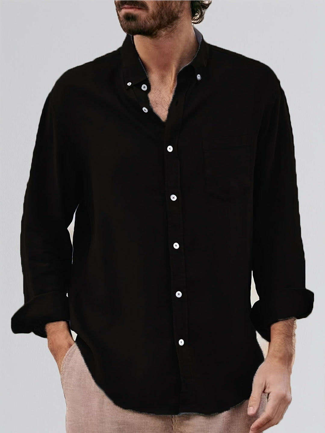 Classic Reversed Shirt for Men - Elena Harper