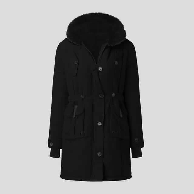 Women's Winter Parka with Luxurious Hood