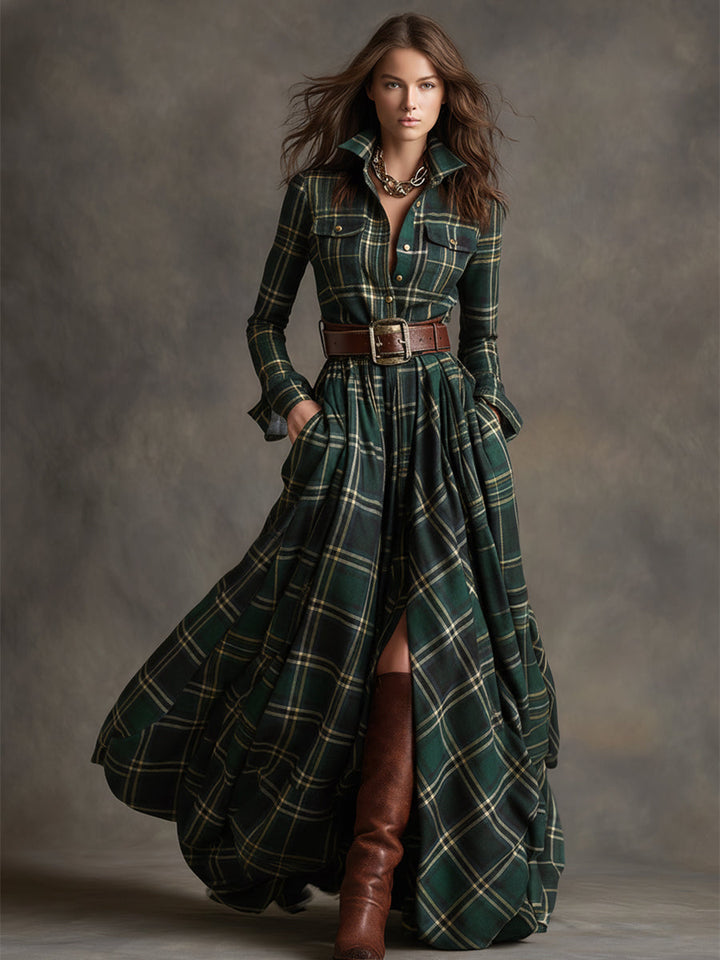 MARGARET - HIGHLAND GRACE MAXI DRESS