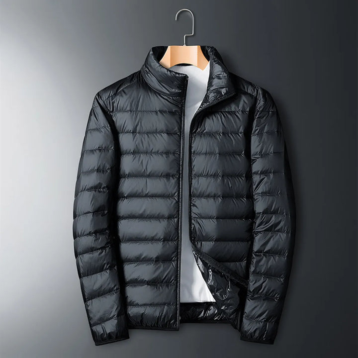Kalet Lightweight Jacket with Collar for Men - Elena Harper