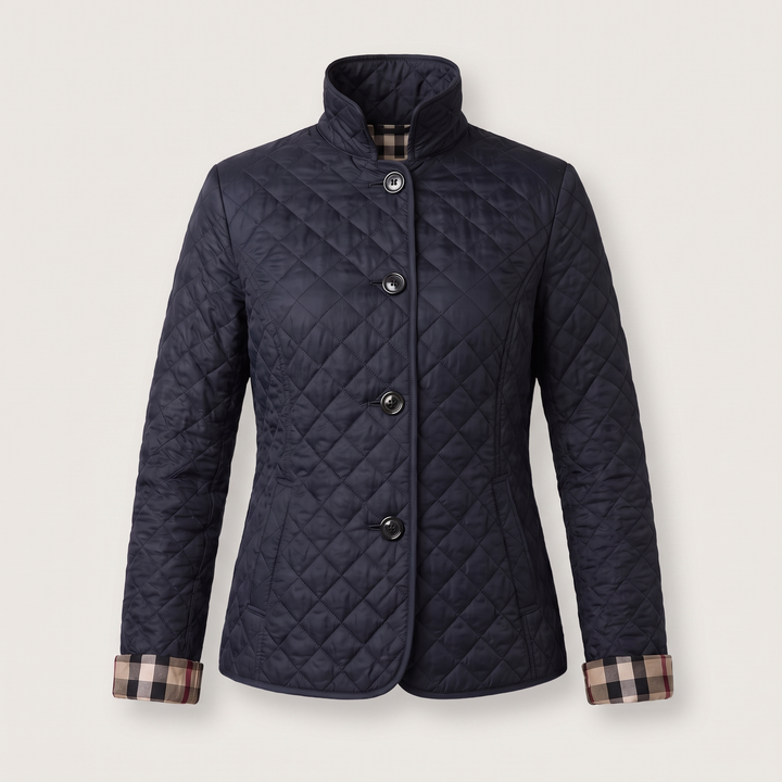 Isabella | Elegant Quilted Jacket with Classic Button Closure