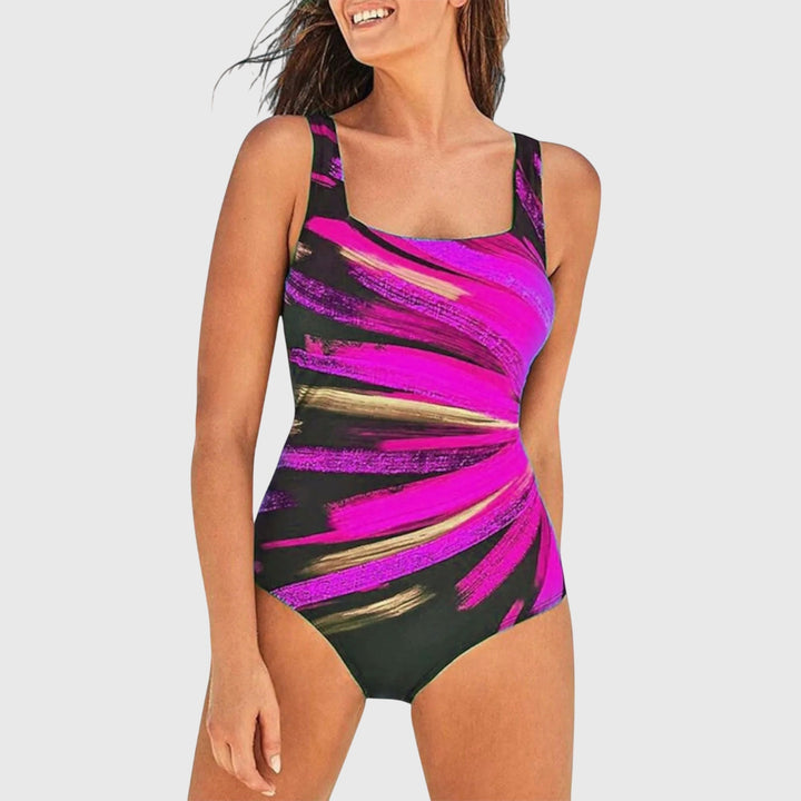 Swimsuit with Square Neckline for Women
