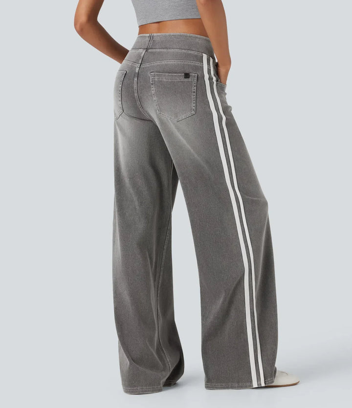 Annlyn Comfortable Pants with Pockets, view 8 - Elena Harper