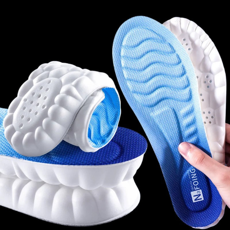 Unisex StepEase Cloud 4D Orthopedic Insoles for Comfort & Support - Elena Harper