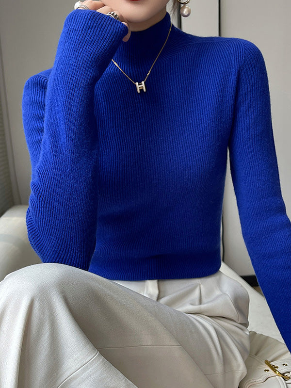 Adriana Soft Knit Turtleneck Sweater - Elena Harper