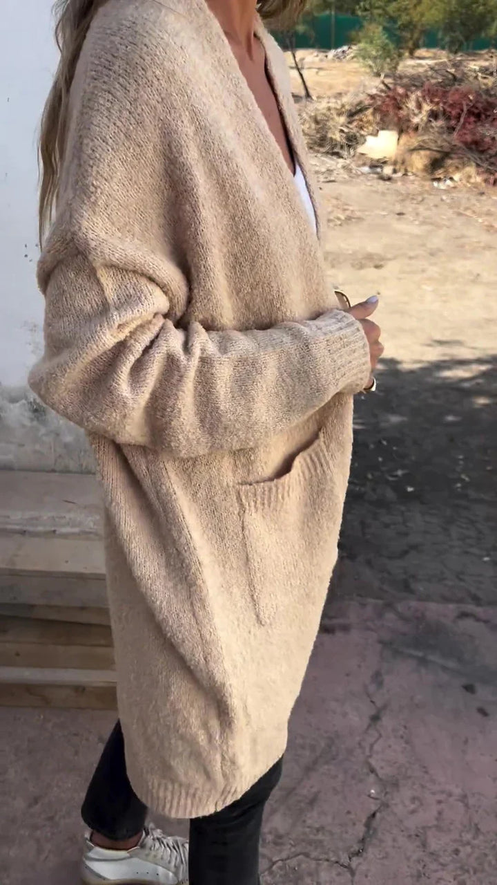 Helena Cozy Knit Coat, view 8 - Elena Harper