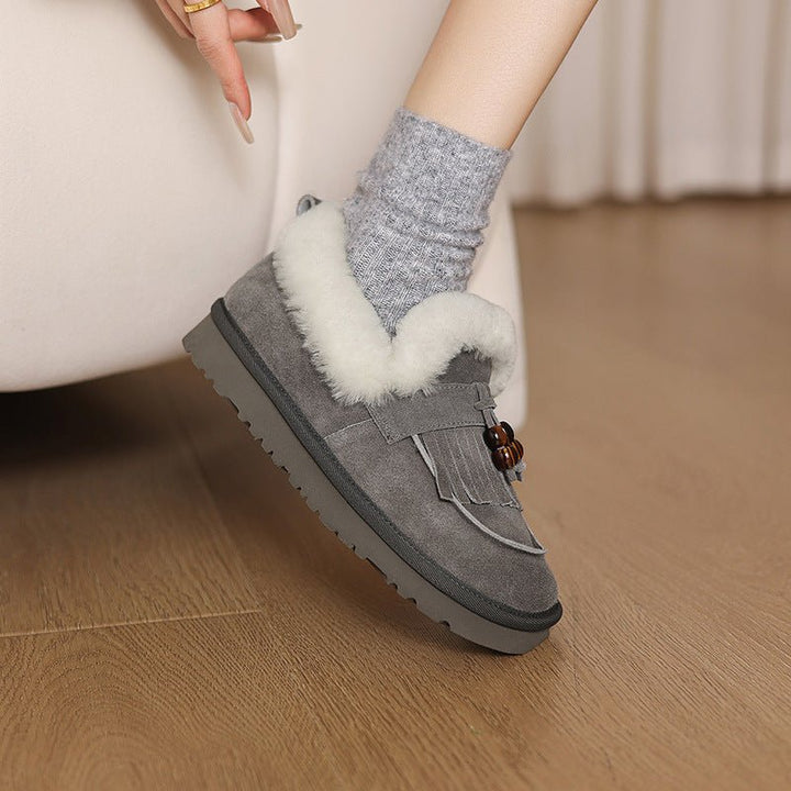Eleanor | Luxurious and Cozy Women's Suede Loafers