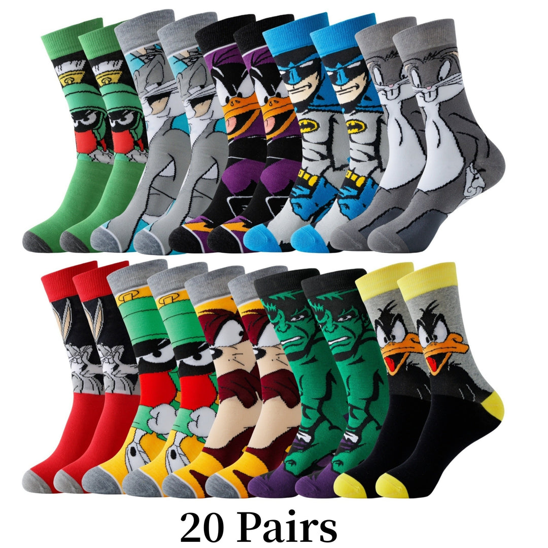Unisex Fun Cartoon Socks – Colorful Comfort & Playful Style