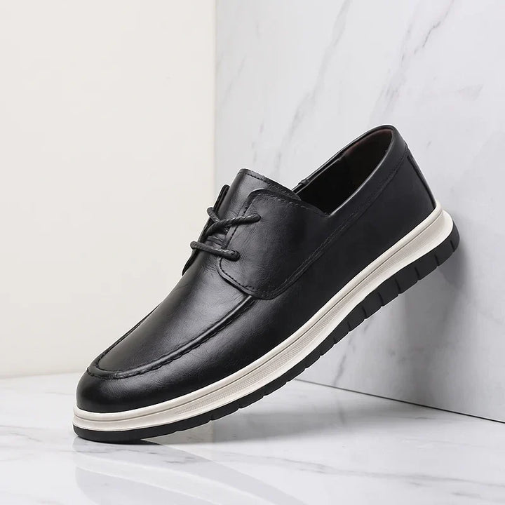 Elio | Earth Tone Vegan Leather Sneakers