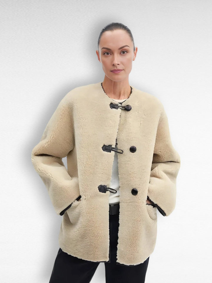 Liana Elegant Faux Fur Coat - Elena Harper