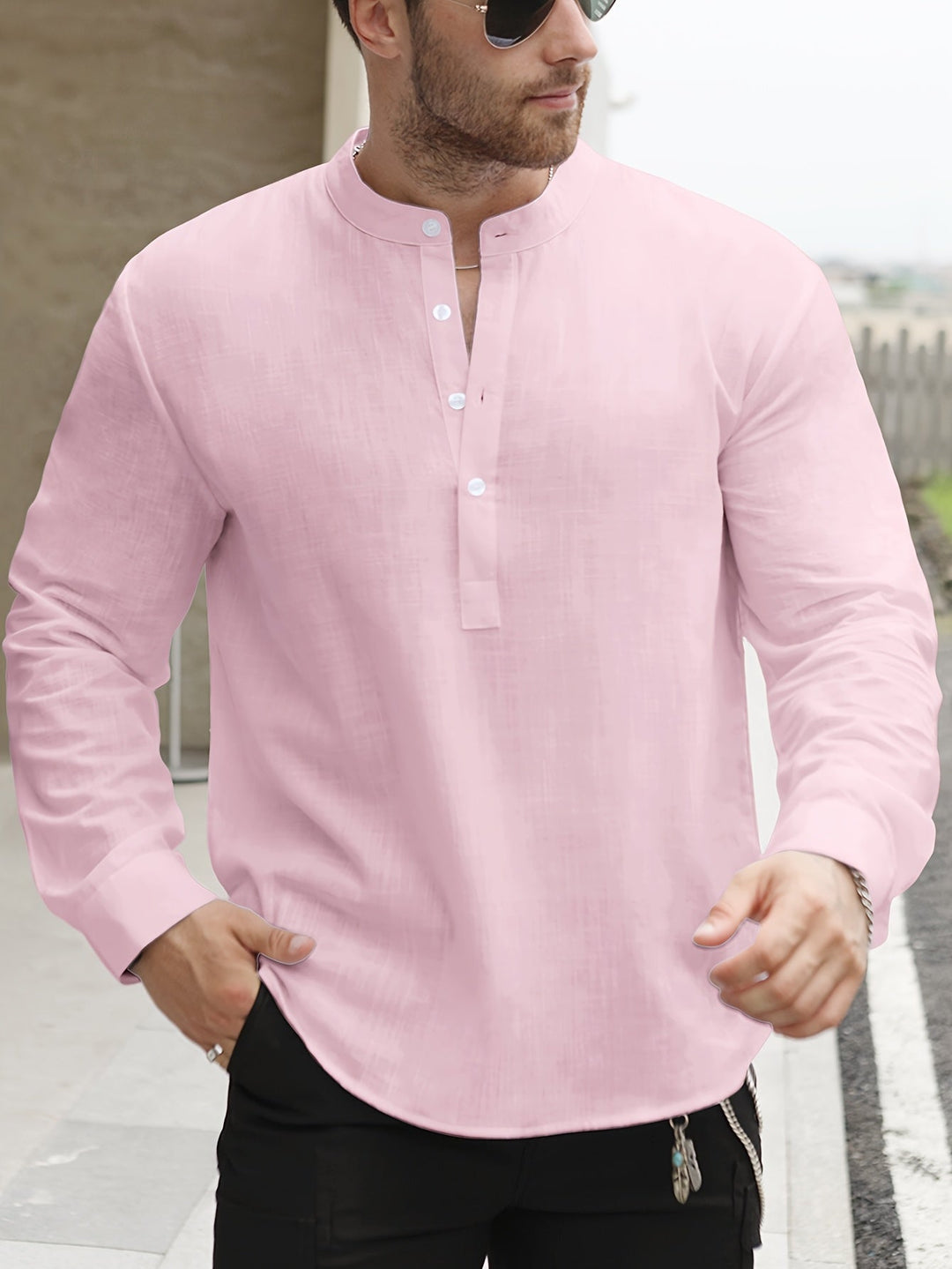 ELENA HARPER™  |  BOAT NECK SHIRT FOR MEN