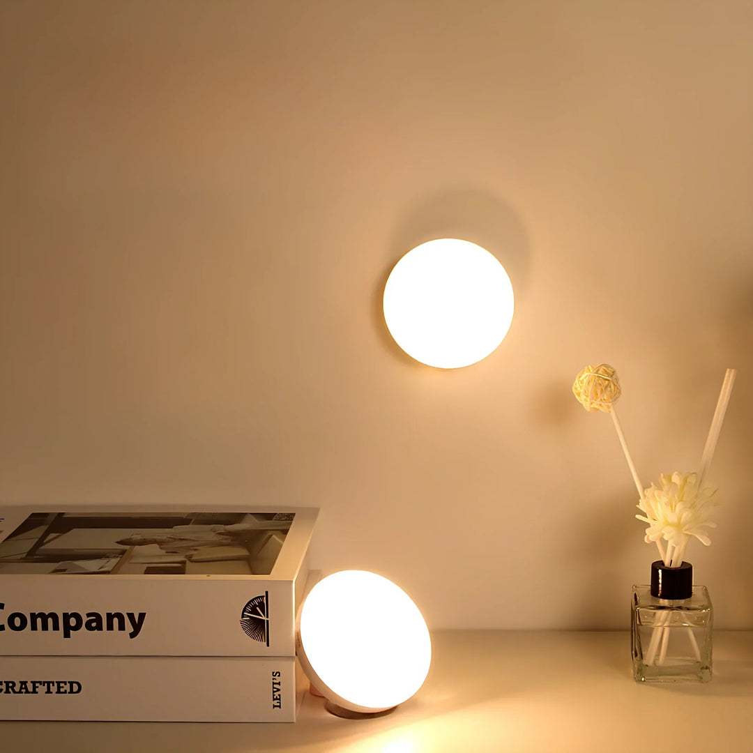 LED Wall Lamp with Motion Detection – Rechargeable USB Automatic Lighting