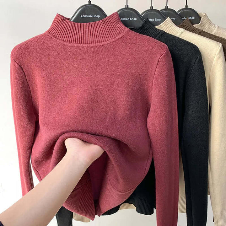 Women's Plush Knitted Sweater