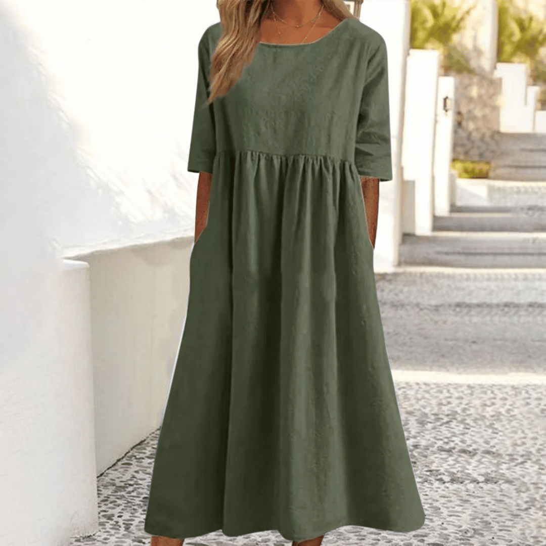 Caitlin Handmade Tummy Covering Dress - Elena Harper