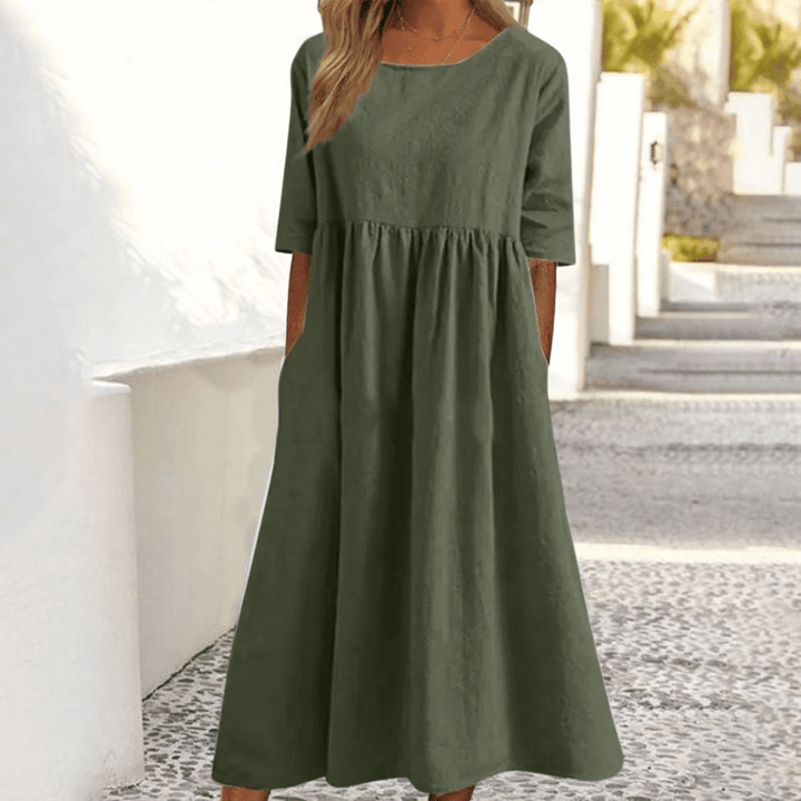 Caitlin Handmade Tummy Covering Dress - Elena Harper