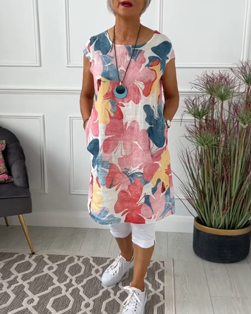 Ingrid Floral Dress Effortless Elegance and Everyday Comfort - Elena Harper