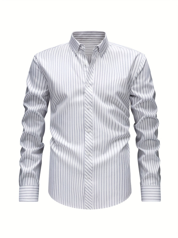 ELENA HARPER™  |  STRIPED COTTON SHIRT FOR MEN
