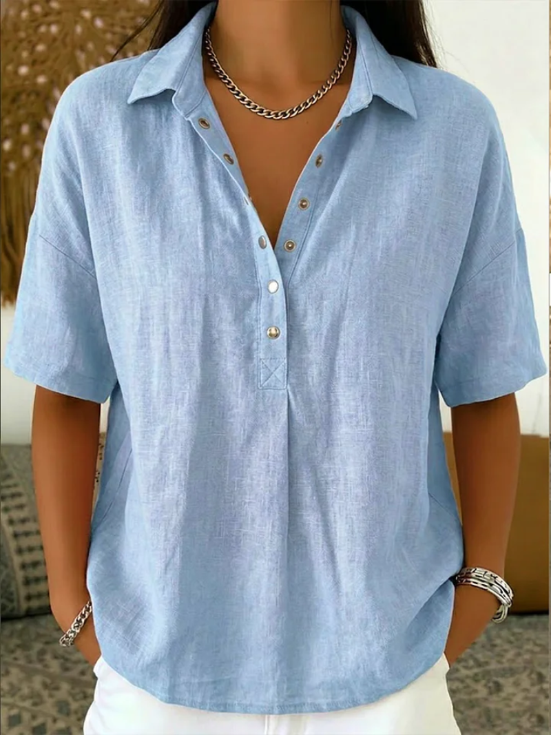 Mika™ | Casual Knot Blouse