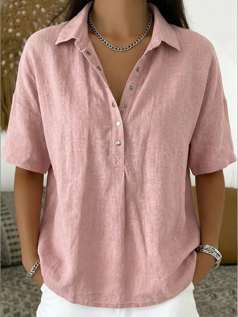 Mika™ | Casual Knot Blouse