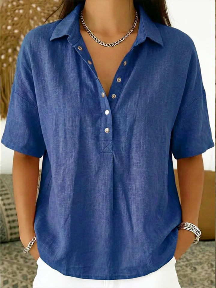 Mika™ | Casual Knot Blouse