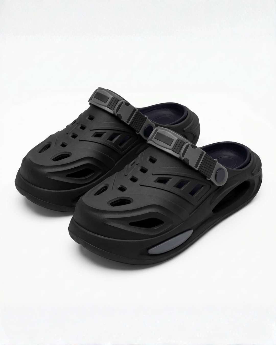 Futuristic Adjustable Slip-On Clogs For Men