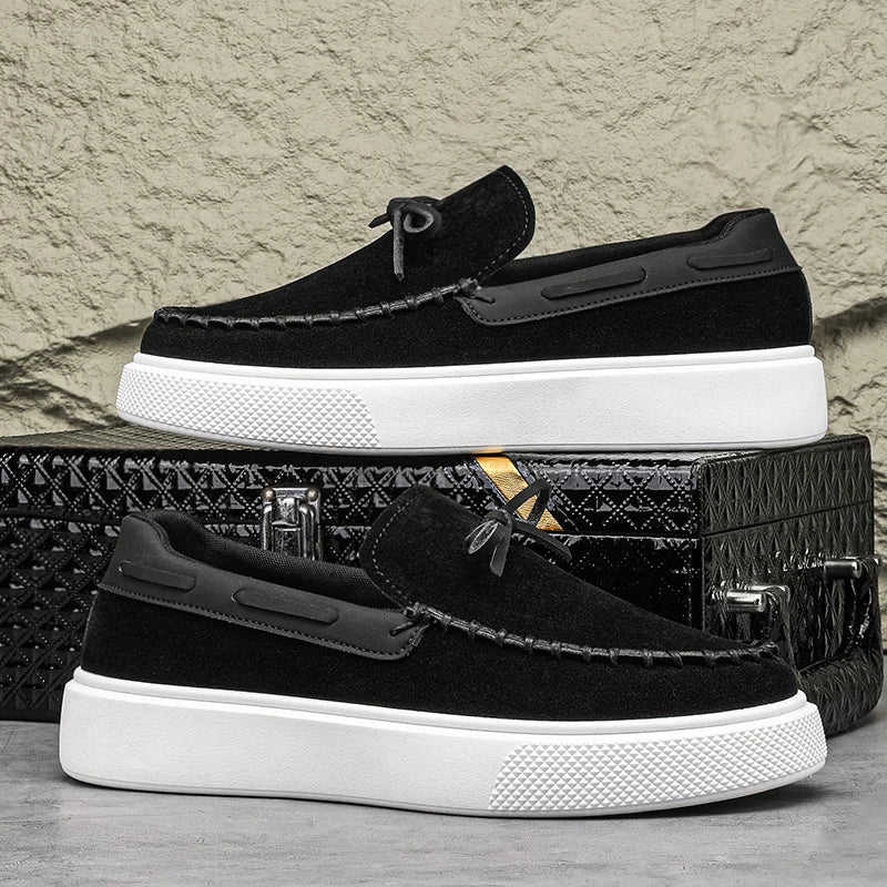 Elegant Suede Shoes for Men - Elena Harper