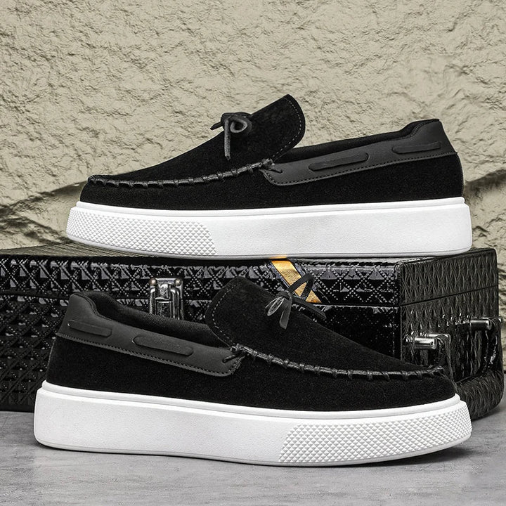 Elegant Suede Shoes for Men - Elena Harper