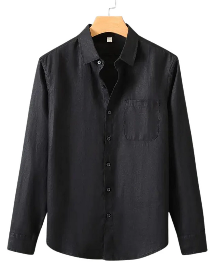 Airy Linen Shirt for Men - Elena Harper