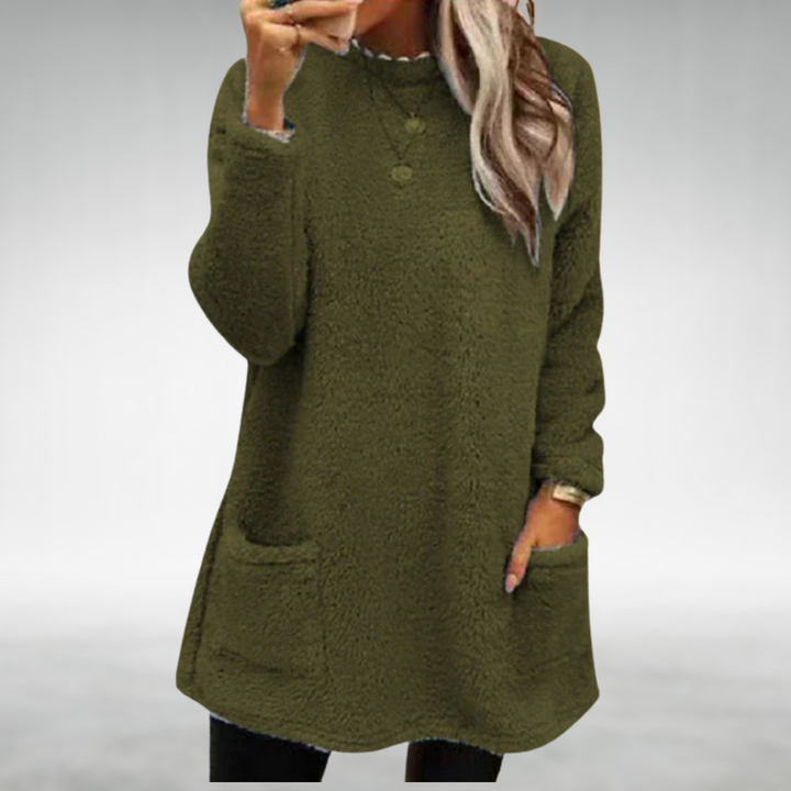 Carrie Cozy Relaxed Pullover Tunic - Elena Harper