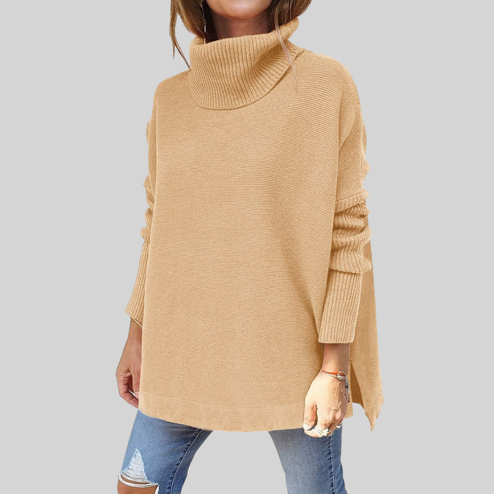 Annelise Oversized Roll-Neck Sweater - Elena Harper