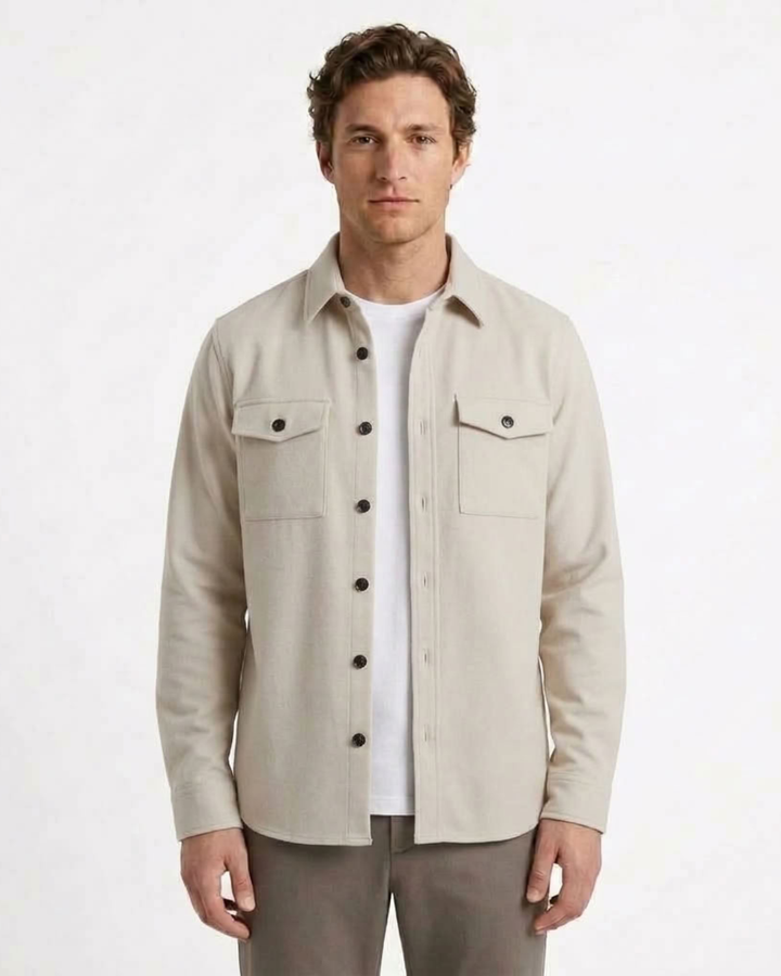 Structured Overshirt for Men