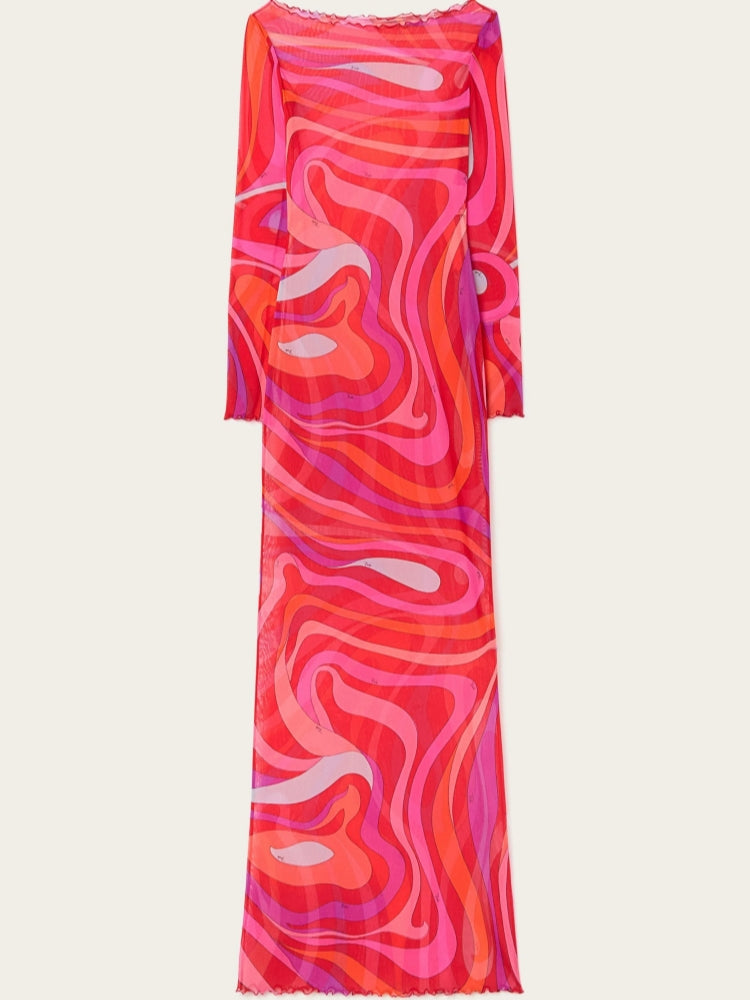 Marm Chiffon Maxi Dress