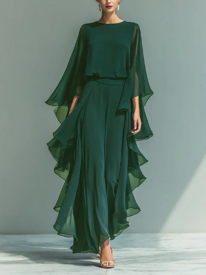 CHIFFON PANT SET FOR WOMEN