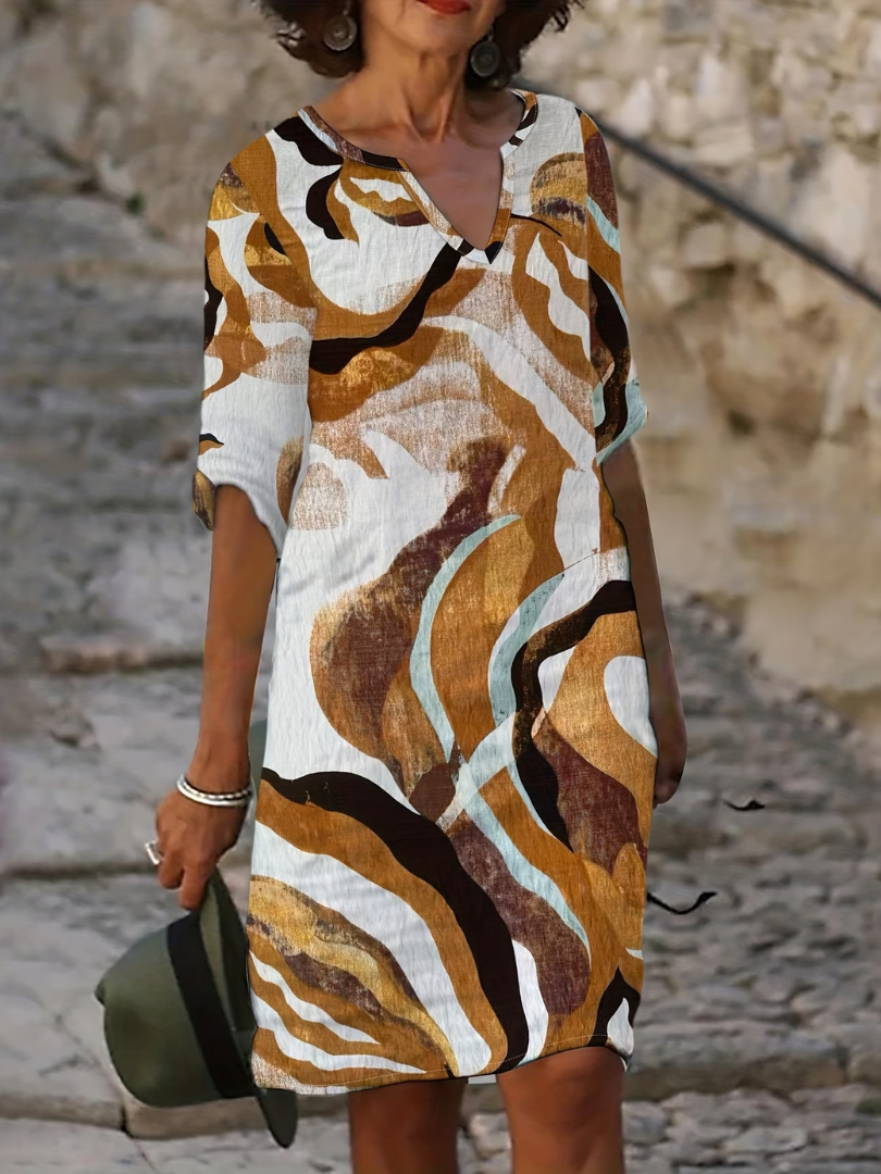 SUMMER DRESS WITH PRINT FOR WOMEN