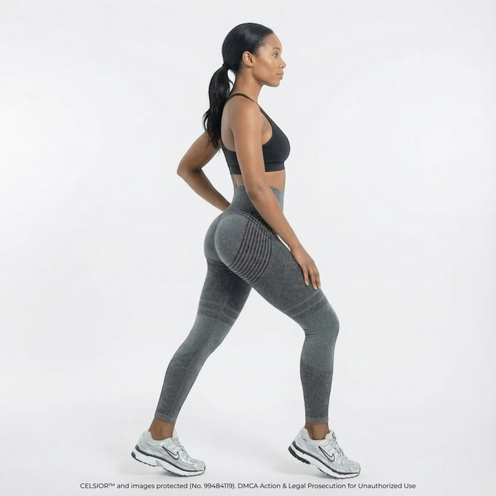 High-cut, hip-lifting, elastic, quick-drying yoga leggings