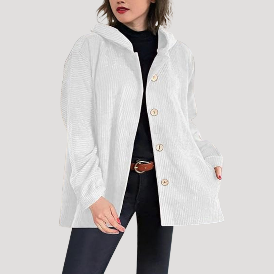 Long Women's Corduroy Overshirt