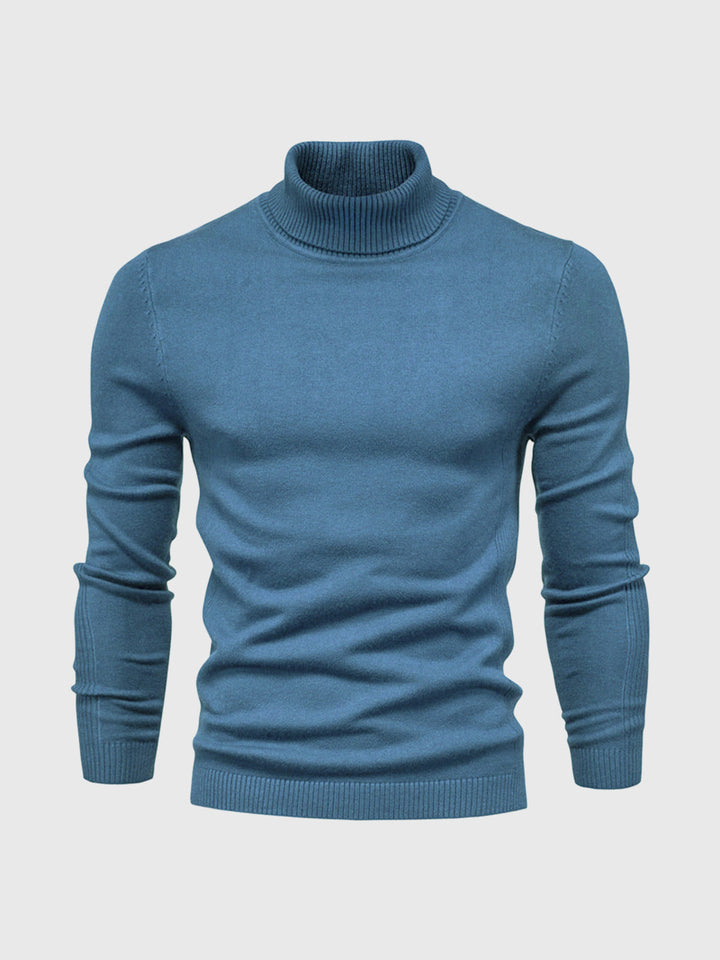 High Neck Polo Sweater
