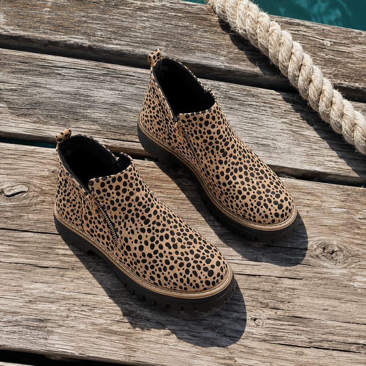 Almeria Cushioned Ankle Boots with Non Slip Sole for Women - Elena Harper