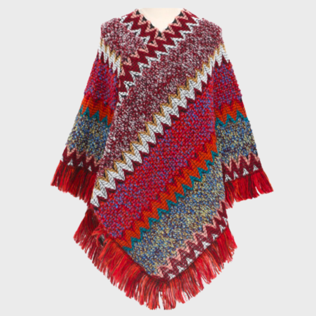 Louisa - Women's Boho-Inspired Poncho