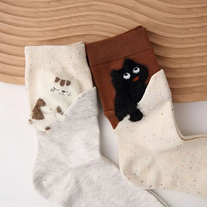 Cartoon Cat Socks