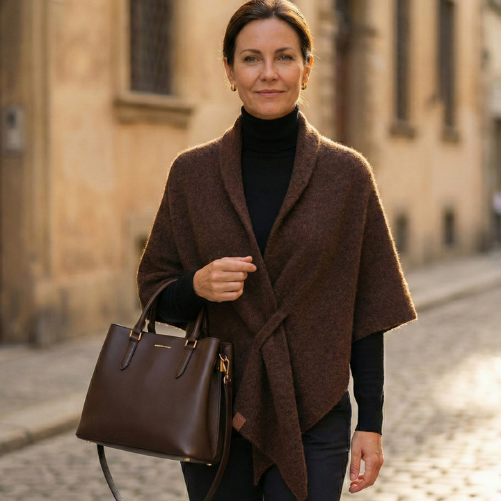 Aurelyn Soft Knit Shoulder Shawl for Women - Elena Harper
