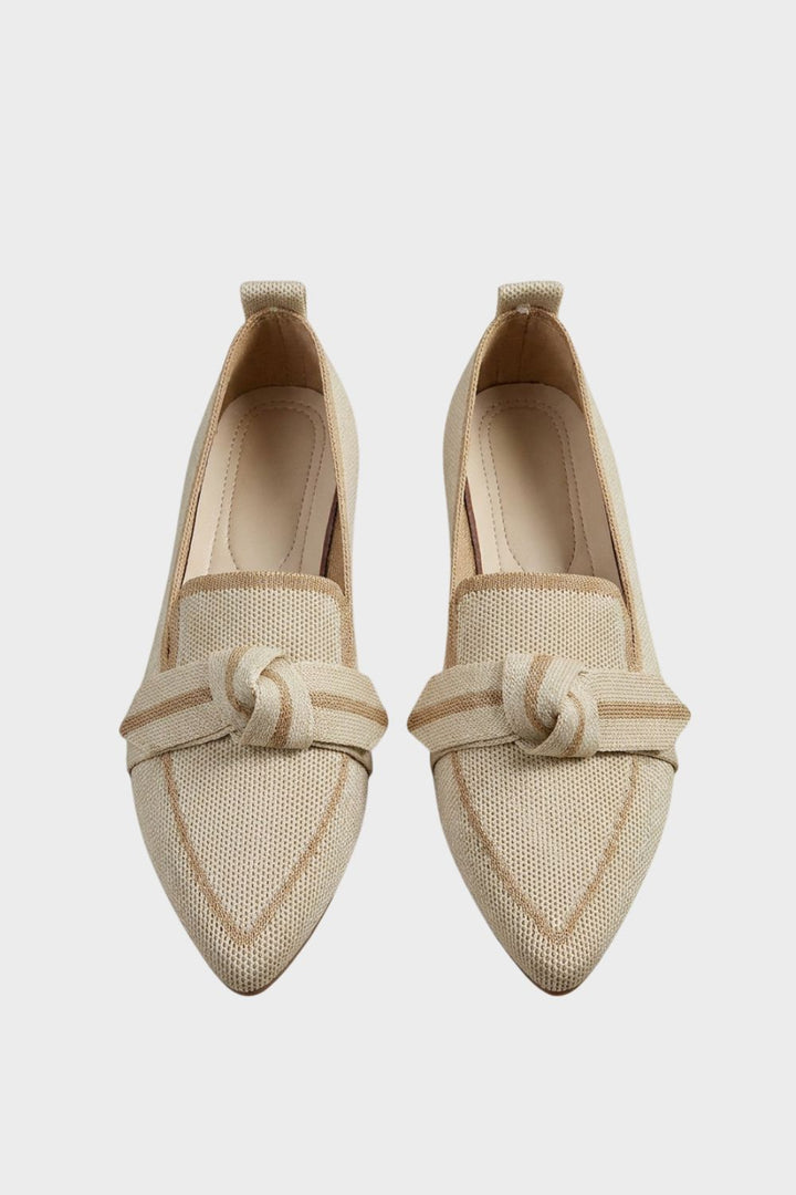 Women's Pointed Loafers | Knit