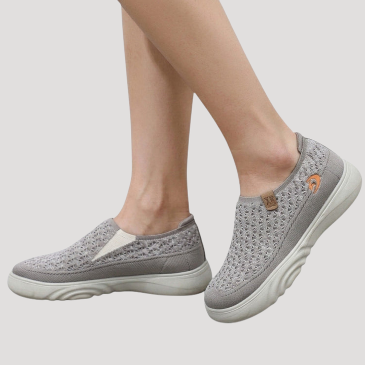 Women's Slip-On Walking Sneakers with Lightweight Sole