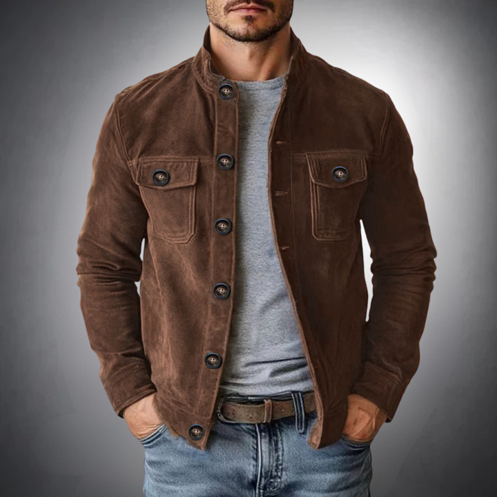 Pierre - Lightweight Refined Suede Jacket