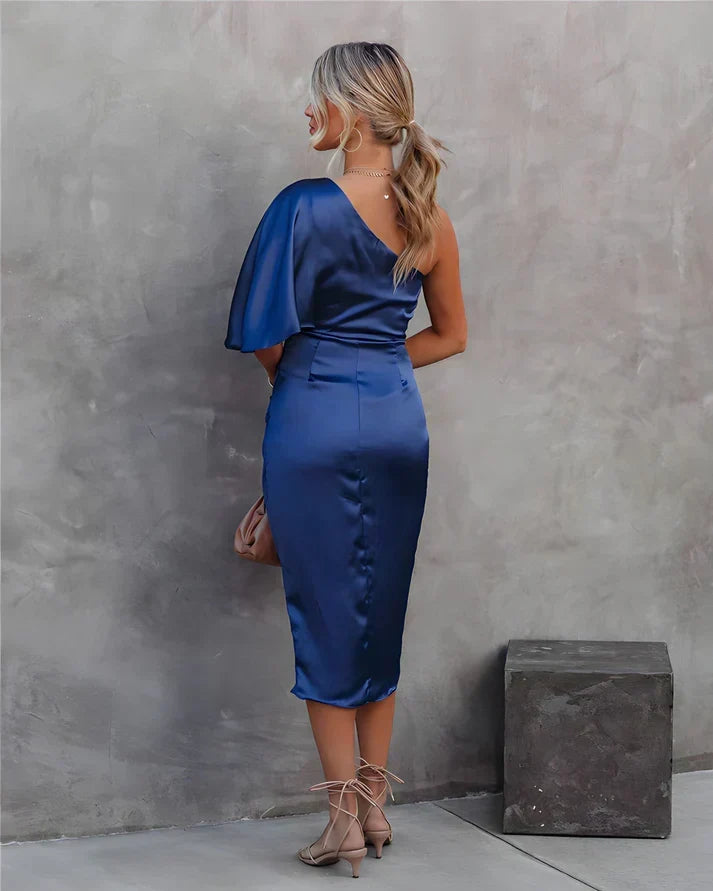 Satin Evening Dress Seraphina, view 5 - Elena Harper